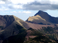 Mount Alderson rises above the famous Carthew-Alderson Summit trail.
