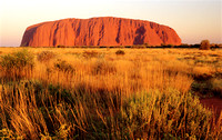 The Northern Territory's incomparable Uluru (Ayers Rock) at sunset.