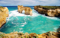 Island Arch, one of the many incredible rock formations along Victoria's coast. The arch collapsed in 2009.