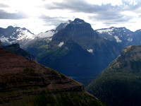 The mountains just across the border in Glacier National Park were incredible, especially Kinnerly Peak.