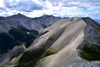 I have been up the peak on the left of this shot and even though it is unnamed it has a superior summit panorama. The Tiara is in the center of this shot.