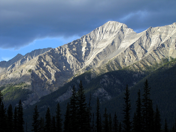 Here is a closer look at Mount Harkin with late day lighting.